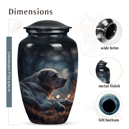 Personalized Dog Memorial Urn for Pet Ashes - Yatskia