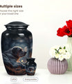 Golden Labrador Dog Pet Container For Remanis - Pet Ash Memorial
