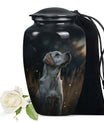 White Labrador Dog Pet Cremation Large Urn - Pet Urns for Ashes