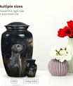 White Labrador Dog Pet Cremation Large Urn - Pet Urns for Ashes