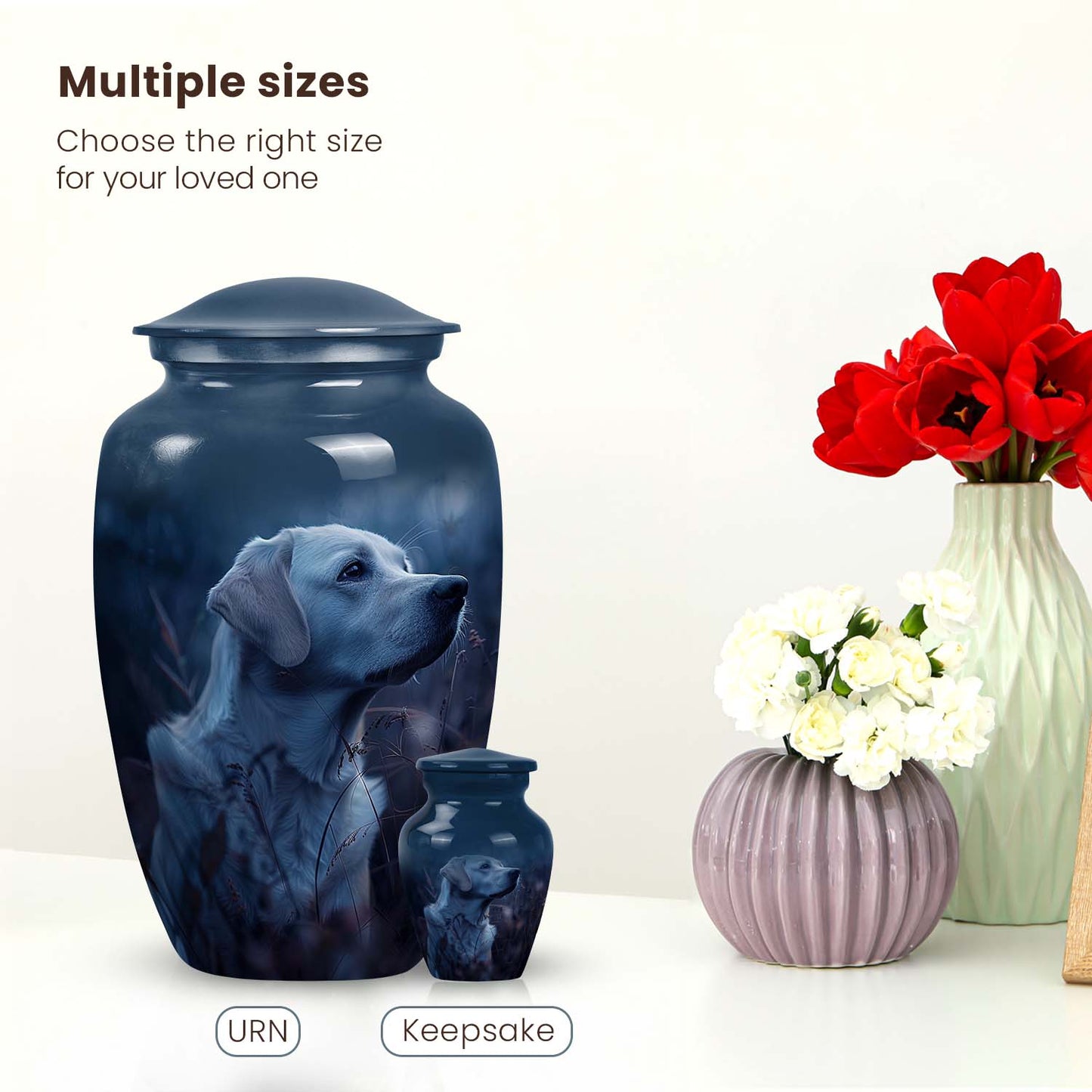 Personalized Dog Cremation Urn for Pet Ashes - Yatskia