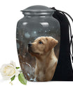 Golden Labrador Pet Dog Memorial Urn For Ashes - Large Dog Urn