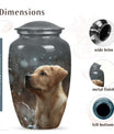 Golden Labrador Pet Dog Memorial Urn For Ashes - Large Dog Urn