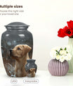 Golden Labrador Pet Dog Memorial Urn For Ashes - Large Dog Urn