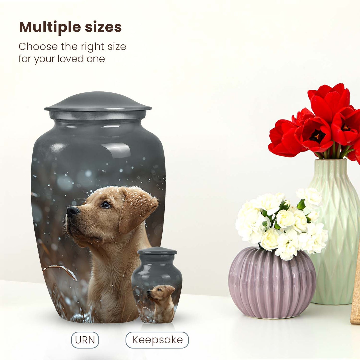 Personalized Dog Memorial Urn for Pet Ashes - Yatskia