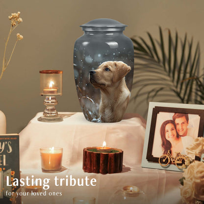 Personalized Dog Memorial Urn for Pet Ashes - Yatskia