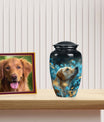 Golden Labrador Dog Pet Cremation Urn - Pet Urns for Large Dogs