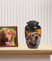 Golden Labrador Small Dog Pet Cremation Urn - Pet Memorial Urns