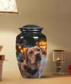 Golden Labrador Small Dog Pet Cremation Urn - Pet Memorial Urns