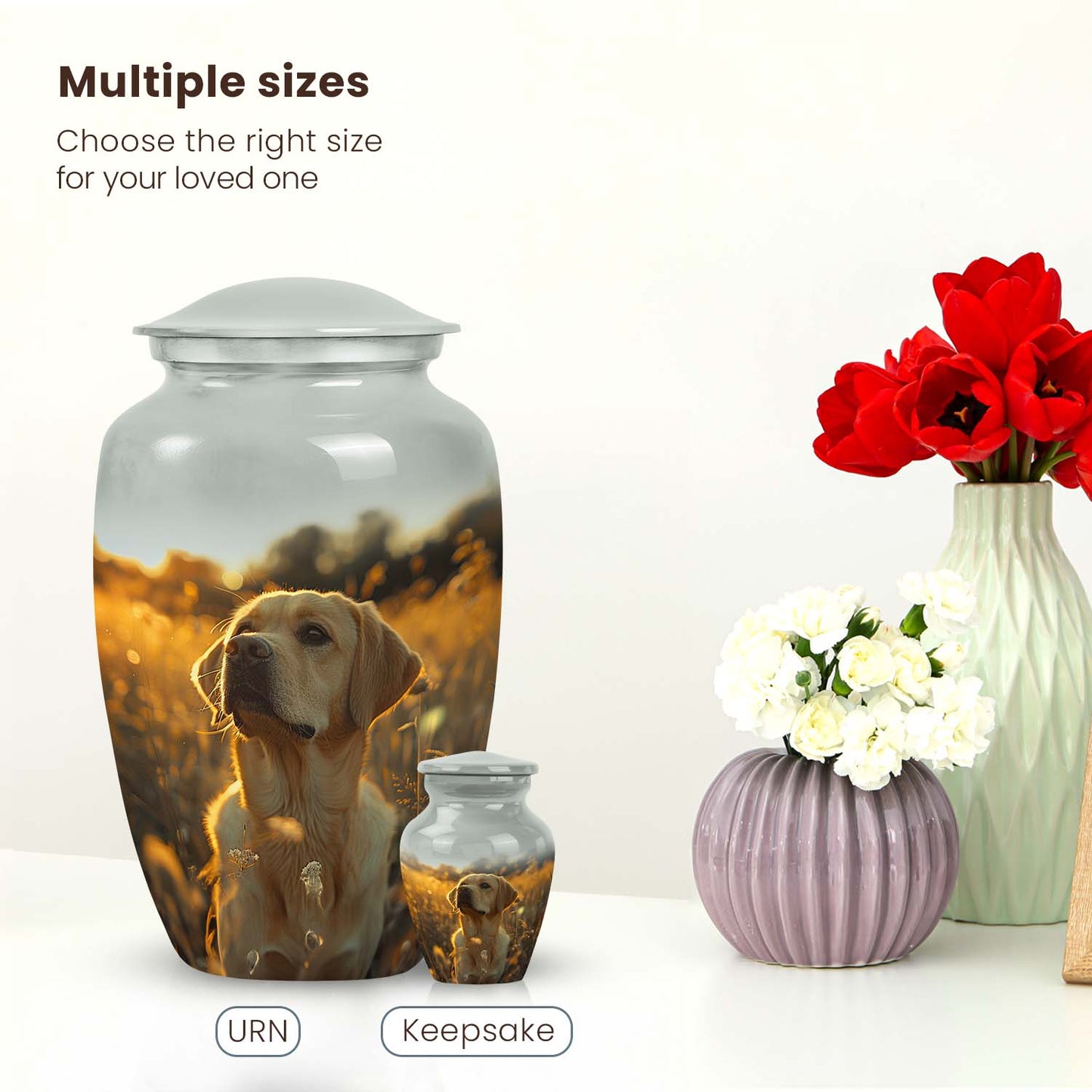 Personalized Dog Cremation Urn for Pet Ashes - Yatskia