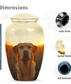 Golden Labrador Dog Pet Personalized Cremation Urn - Pet Memorial Urns