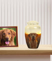 Golden Labrador Dog Pet Personalized Cremation Urn - Pet Memorial Urns