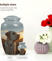 Golden Labrador Dog Pet Cremation Urn - Sunrise Reflection Memorial