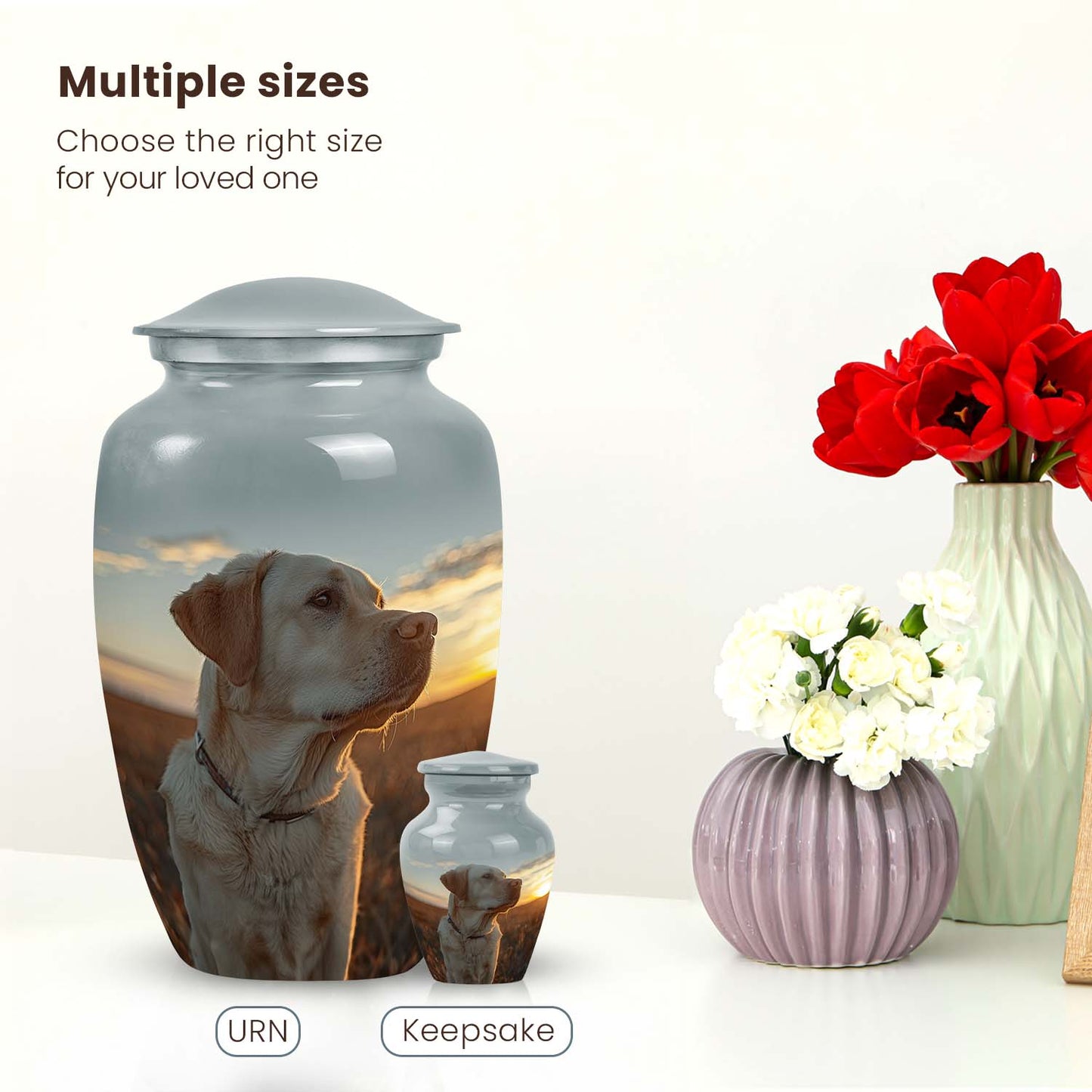 Personalized Dog Cremation Urn for Pet Ashes - Yatskia