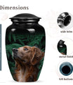 Golden Retriever Keepsake Dog Cremation Urn - Dog Memorial Urn