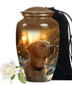 Golden Labrador Dog Pet Cremation Urn - Pet Cremation Urns for Dogs