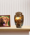 Golden Labrador Dog Pet Cremation Urn - Pet Cremation Urns for Dogs
