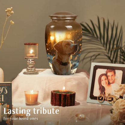 Personalized Dog Cremation Urn for Pet Ashes - Yatskia