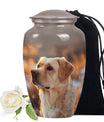 Golden Labrador Dog Pet Cremation Urn - Pet Cremation Urns for Dogs