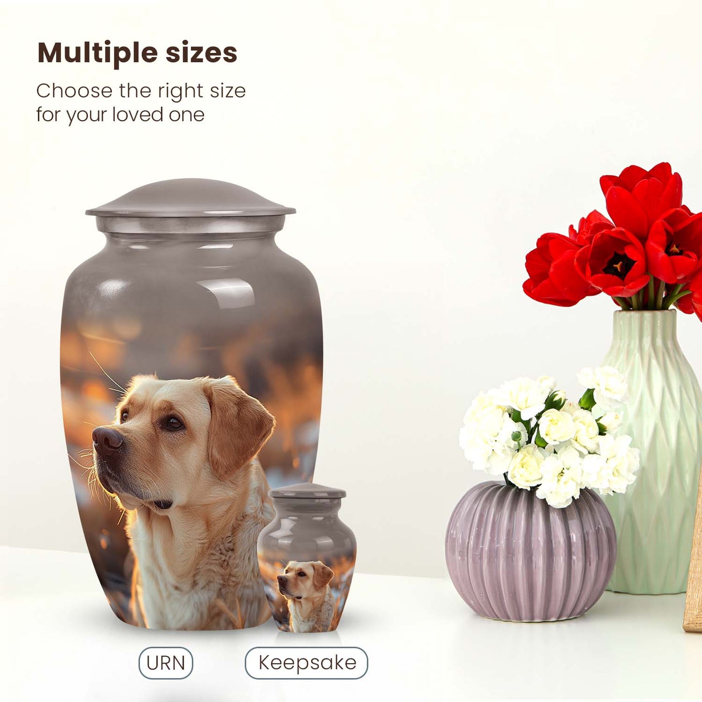 Personalized Dog Cremation Urn for Pet Ashes - Yatskia