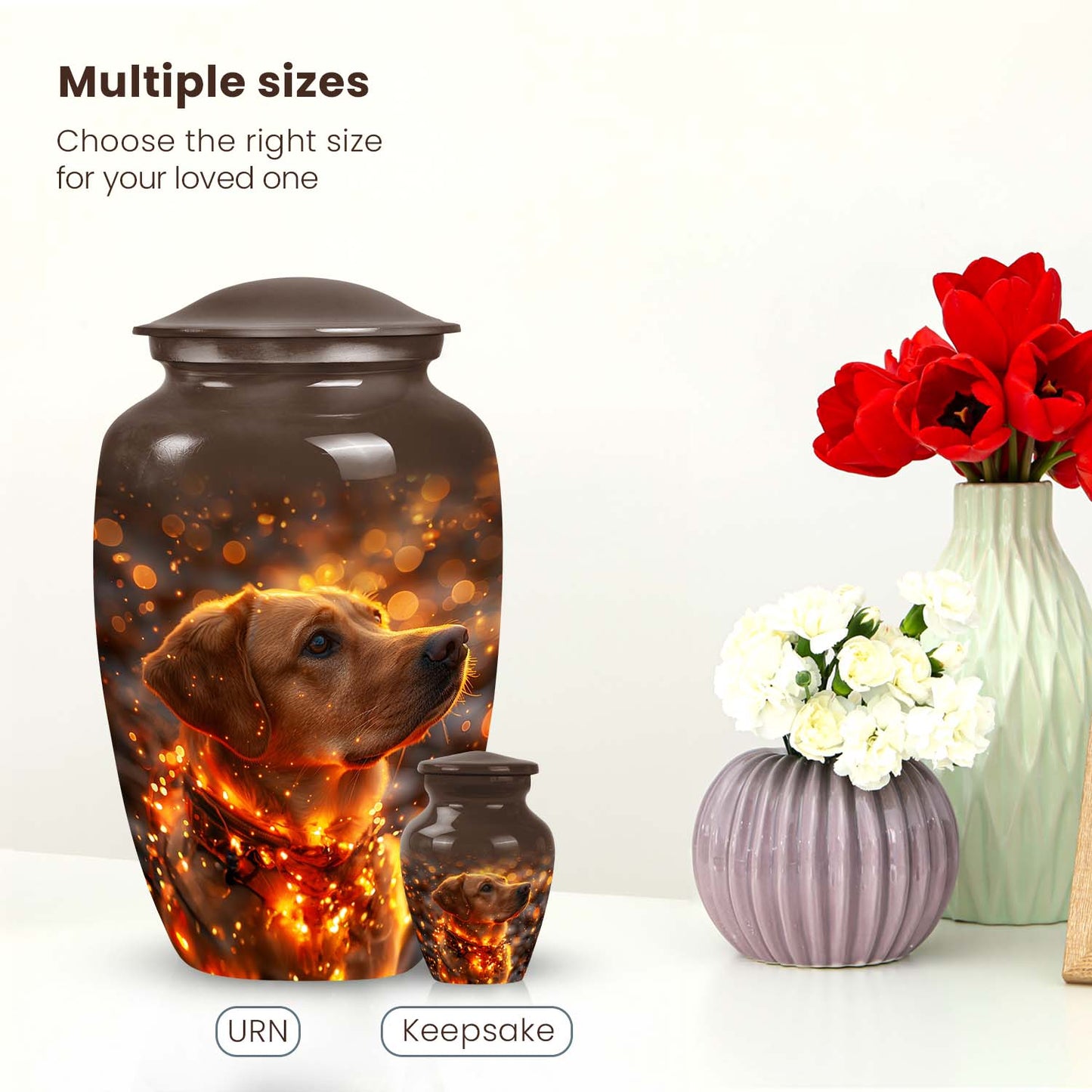 Personalized Dog Cremation Urn for Pet Ashes - Yatskia