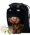 Golden Retriever Dog Pet Cremation Urn - Pet Urns for Large Dogs