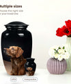 Golden Retriever Dog Pet Cremation Urn - Pet Urns for Large Dogs