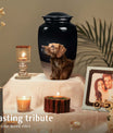 Golden Retriever Dog Pet Cremation Urn - Pet Urns for Large Dogs