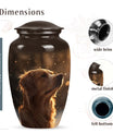 Golden Retriever Dog Pet Cremation Urn - Dog Memorial Urn