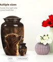 Golden Retriever Dog Pet Cremation Urn - Dog Memorial Urn