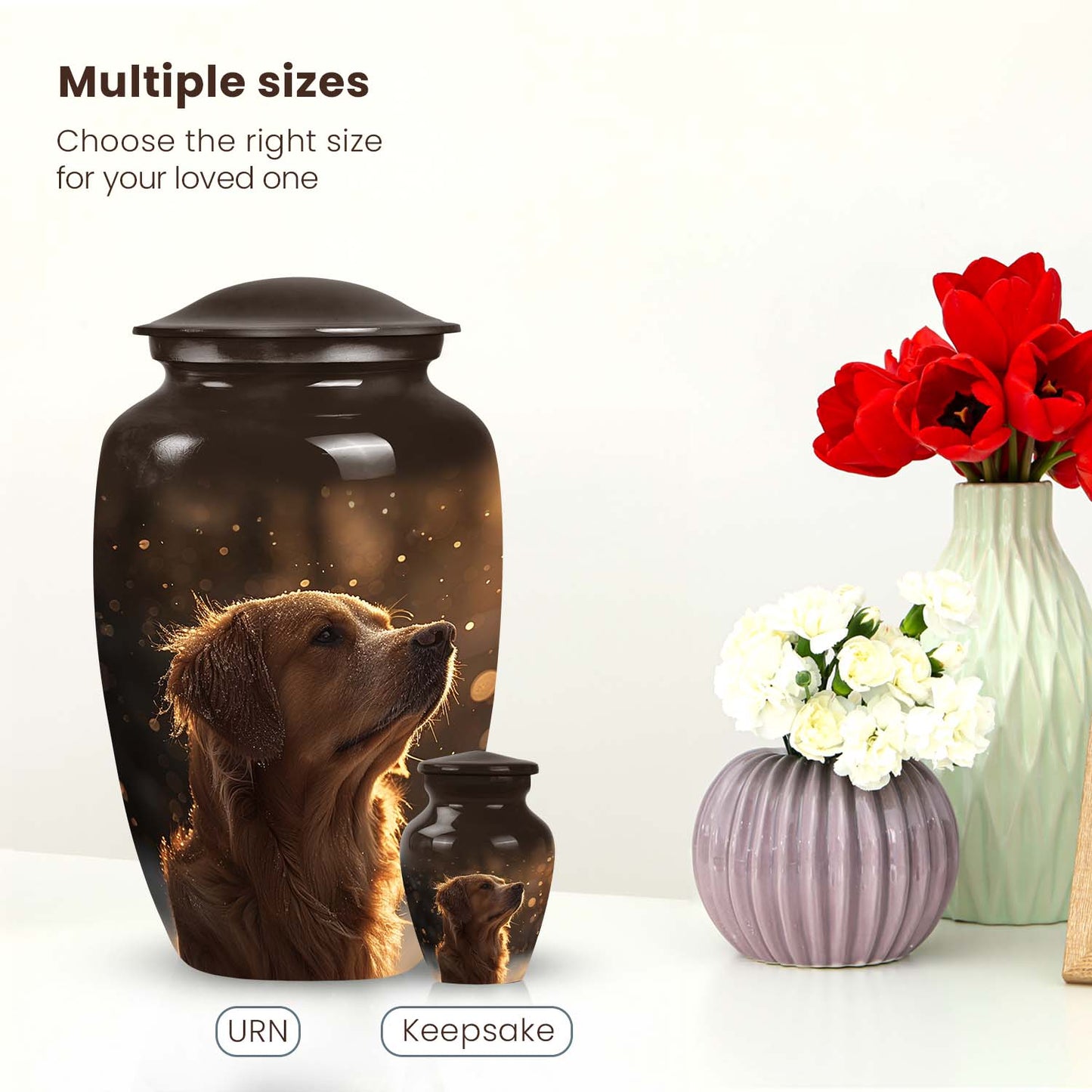 Personalized Dog Cremation Urn for Pet Ashes - Yatskia