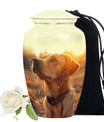 Golden Labrador Dog Pet Cremation Urn - Personalized Pet Urns