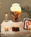 Golden Labrador Dog Pet Cremation Urn - Personalized Pet Urns