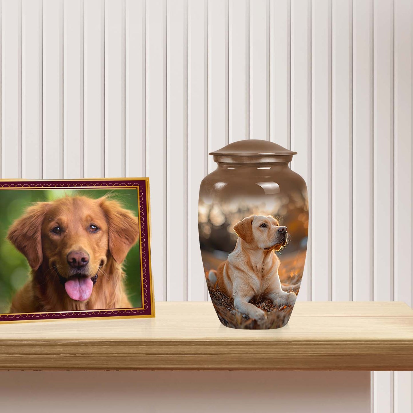 Personalized Dog Keepsake Urn for Pet Ashes - Yatskia