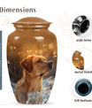 Golden Labrador Personalized Cremation Urn - Pet Cremation Urns for Dogs