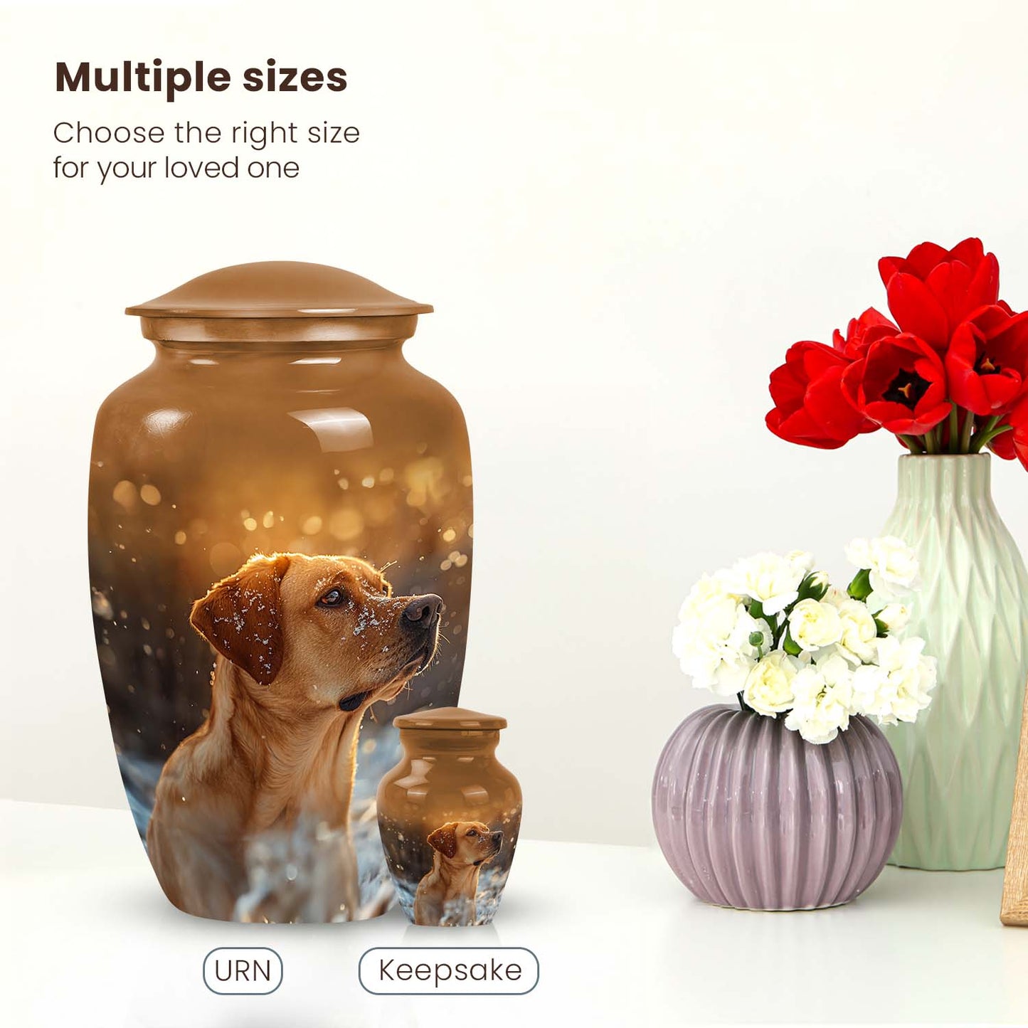 Personalized Dog Cremation Urn for Pet Ashes - Yatskia