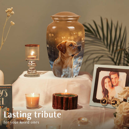 Personalized Dog Cremation Urn for Pet Ashes - Yatskia