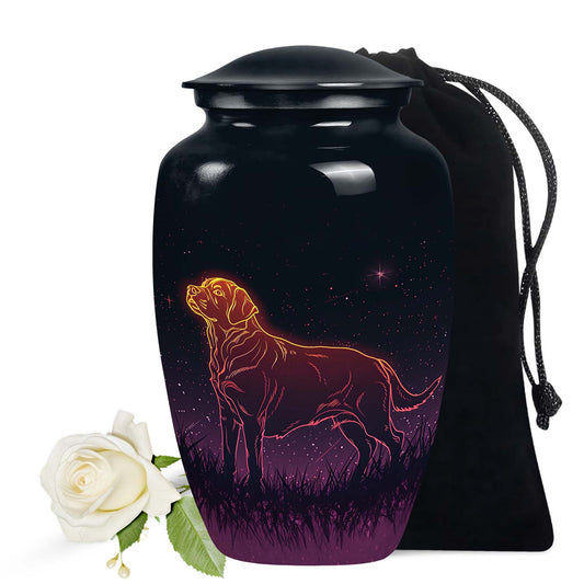 Rottweiler Dog Cremation Urn for Ashes – Starry Night Design