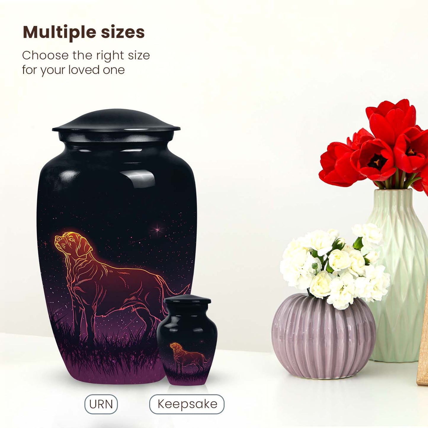 Personalized Dog Cremation Urn for Pet Ashes - Yatskia