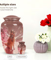 Dog Cremation Urn for Ashes – Pet Memorial Urn with Cherry Blossom Design