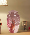 Dog Cremation Urn for Ashes – Pet Memorial Urn with Cherry Blossom Design