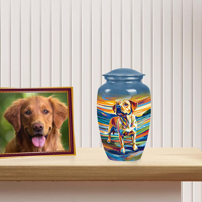 Colorful Personalized Dog Cremation Urn for Pet Ashes - Yatskia