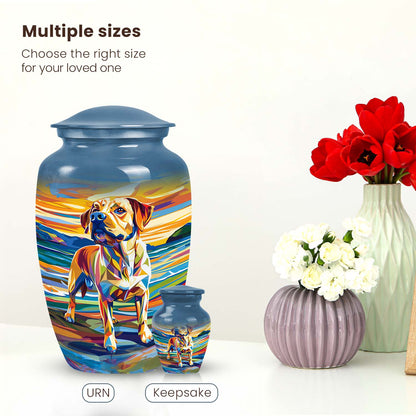 Colorful Personalized Dog Cremation Urn for Pet Ashes - Yatskia