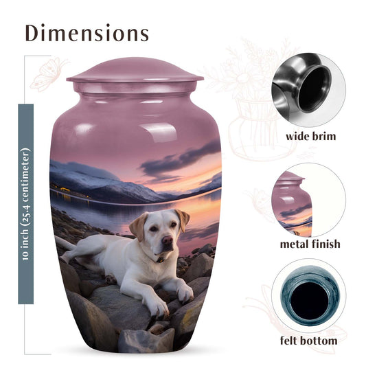 Labrador Dog Memorial Urn - Tribute for Pet Owners