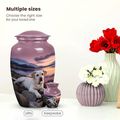 Labrador Dog Memorial Urn - Tribute for Pet Owners
