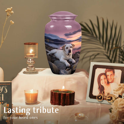 Labrador Dog Memorial Urn - Tribute for Pet Owners