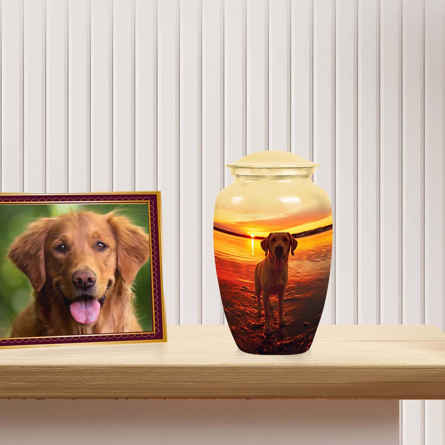 Personalized Dog Cremation Urn for Pet Ashes - Yatskia
