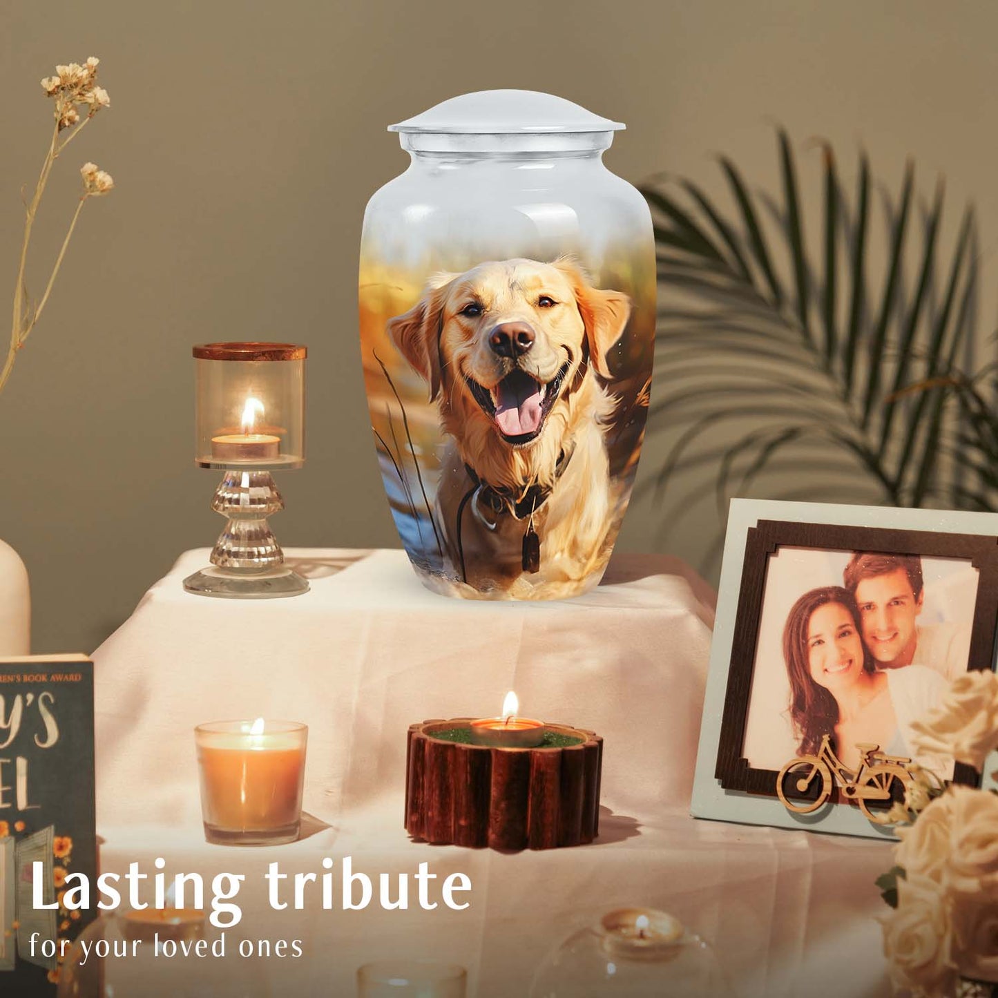 Personalized Dog Memorial Urn for Pet Ashes - Yatskia