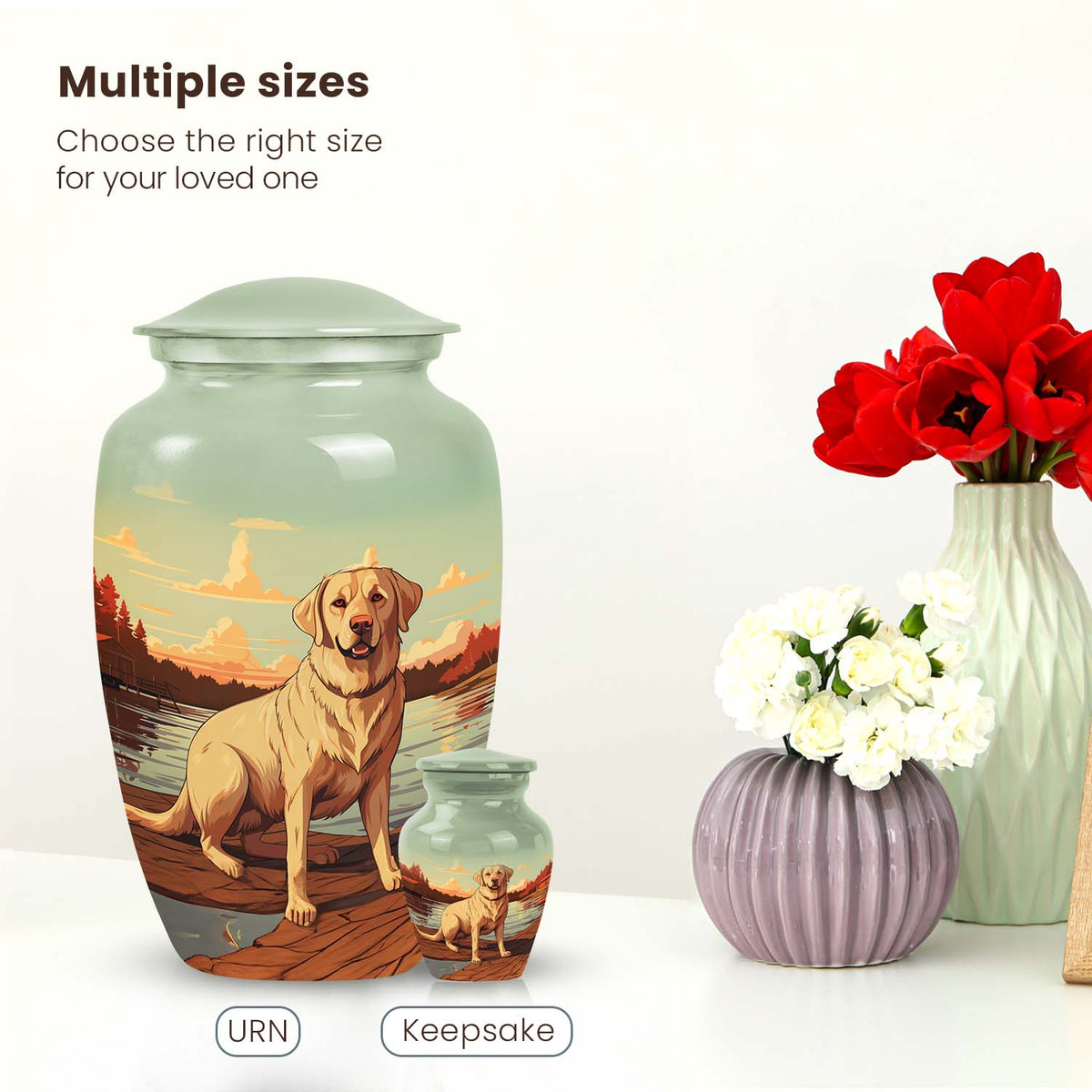 Personalized Dog Cremation Urn for Pet Ashes - Yatskia