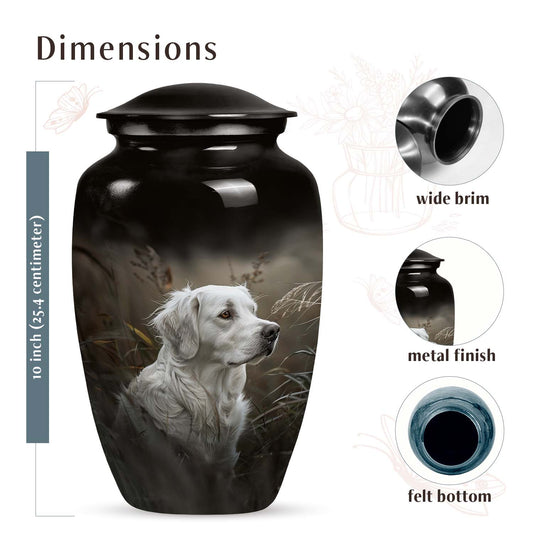 Grace Golden Retriever Cremation Urn - Pet Cremation Urns for Dogs